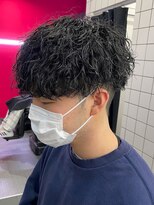 エルマーク 松山(L-MARK) マッシュヘア/波巻きパーマ/men's/スパイラルパーマ