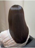 縮毛矯正×オリーブグレージュ