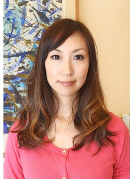 美容室リプル エアリーグラデーションカラー