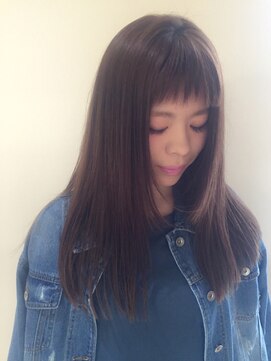 アングゥギャラリー(ungu GALLERY) オン眉+切りっぱなしロング