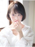 大人かわいいショートボブ