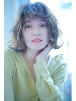 ヴァンクシー バイ ルナ(VANKCY by Luna) 大人 ボブ 大人可愛い 小顔 ボブ ふんわり ショート かわいい