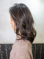 オースト ヘアー ステラ 新宿店(Aust hair Stella)&nbsp;ゆる揺れセミディ×スモーキーベージュ　K
