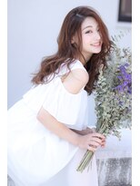 オラ ボーテ(Aura Beaute)&nbsp;大人かわいい/シルキーベージュ/フリンジウェーブ/髪質改善