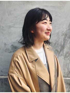 モロコ 神保町 小川町店(moloco) 2tone colour bob perm