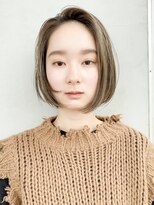 アイティー バイ アルバム 中野店(IT by ALBUM) ナチュラルスタイル_Aラインボブマロンベージュ_38276