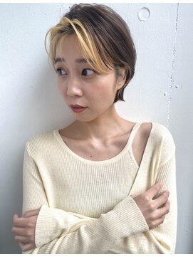 エムプラス 二子玉川(Mplus) ◯シンプルショート　シースルーバング　ハンサムショート