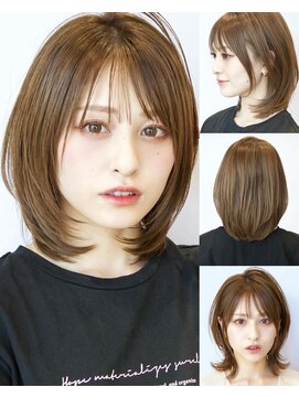 アフロート ルヴア(AFLOAT RUVUA) 30/40/50代人気★【髪質改善&骨格補正】ふわっとひし形レイヤー