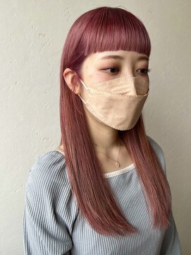 ディコ(Dico) Hona hair ☆ チェリーブロッサム×オン眉ストレート