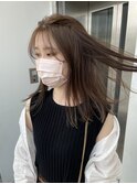 ブリーチなしダブルカラーオリーブグレージュ