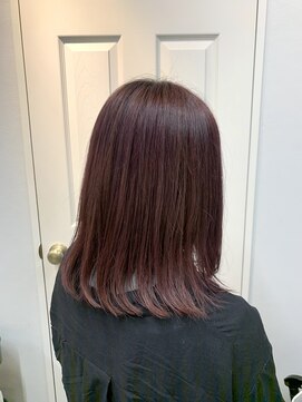 リットヘアーデザイン(Lit HAIR DESIGN) カシスピンク