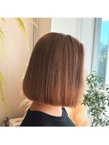 アクセヘアー 町田(acce hair)&nbsp;ブロンドベージュボブスタイル