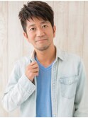 ≪mod's men≫質感が魅力！ヘーゼルベージュバーバーカットf