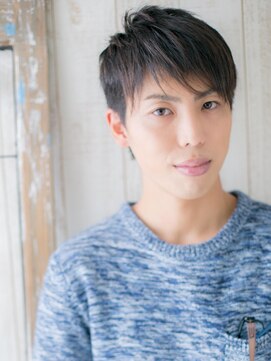 理容ハンサム 戸田公園店 爽やかヘーゼルベージュ束感ショートレイヤーE戸田公園