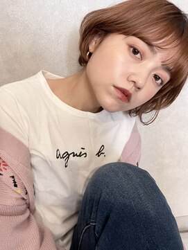 キノ(kino) 【シモン】大人ショートボブ/ブラウンベージュ