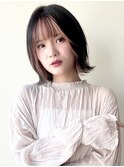 フェイスフレーミング、外はねボブ