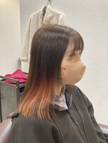 グランヘアートーキョー 瀬戸内店(Gran Hair TOKYO) 大人可愛いオレンジインナーカラー