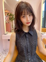 ボタン シブヤ(VOTAN SHIBUYA)&nbsp;艶カラー/レイヤーカット/韓国ヘア/ピンクショコラ