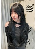 切りっぱなしボブ/エアリーロング/美髪/ピンクブラウン/表参道