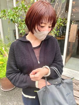 モク 大阪梅田店(MOK) 【顔まわりが可愛い】ウルフボブ