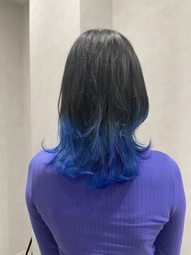 グロー(glow) ブルー系グラデーションカラー♪♪