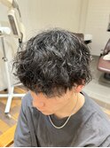 ツイストスパイラルパーマ/くるくるパーマ/くせ毛風/マッシュ