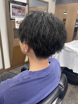 グラスヒビキ サイドパートツイストスパイラルパーマ