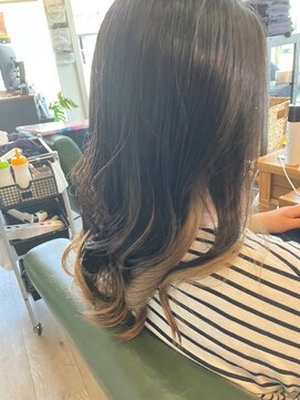 アンバー(amber) インナーカラー