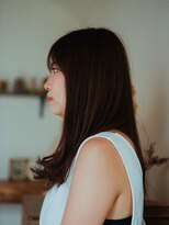 エクファ ヘア リゾート 大津 瀬田店(ex-fa hair resort)&nbsp;夏ウエットヘアオリーブベージュデザインカラーレイヤーカット