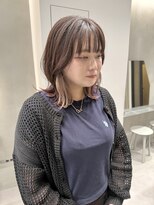 ソル 栄矢場町(SOL) インナーカラーid/イヤリングカラー/秋色/ピンクカラー