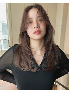 ウェイビーズ(WAVY'S) Aline layer × lavender brown