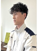 ヘアーアイストゥーレ(HAIR ICI TRE) 縦落ちツイストスパイラルパーマメンズパーマ波巻きツイスパ
