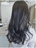 ゆるふわロング×シャンパングレージュ カラー