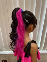 セットアップ 倉敷美和店(SET-UP) ダンスヘアセット/キッズセット/カラーエクステ/ポニーテール