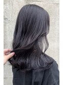 ＊ブリーチなしラベンダーグレージュカラーラベンダーアッシュ
