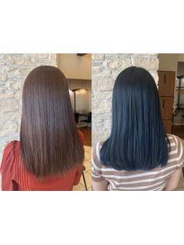 《鈴鹿/カラー専門店》髪と頭皮に優しいオーガニック商材と高い技術力で、美しいスタイルを叶えます♪