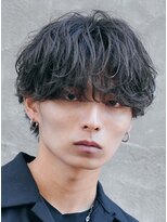 レタッチ バイ フィフス 天神大名(RETOUCH by fifth)&nbsp;福岡天神ゆるめシャドウパーマメンズマッシュウルフカット緩め