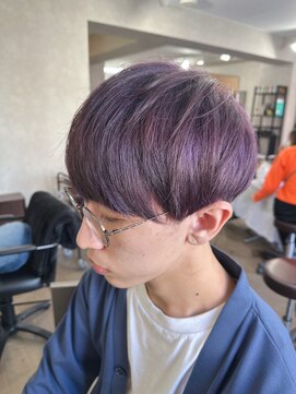 アルレン(Allen) 王道マッシュ【宇都宮/ラベンダーパープル/カット】