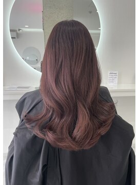 サジャ バイ エレン(SAJA by Ellen) ピンクブラウン[韓国ヘアー/レイヤーカット/ハッシュカット]