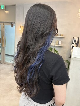 ルーシー(Lucy) 【LUCY】イヤリングカラー×ブルー