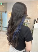 【LUCY】イヤリングカラー×ブルー