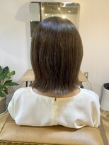 リプク(Rip-Ku18)&nbsp;上品な抜け感アッシュ+外ハネボブ【箕面】