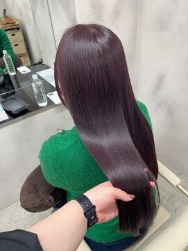 ワンラヴェストヘアオルシェット 長野駅(One Lovest Hair olchette) wine red