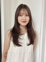 ローネス(LONESS)&nbsp;ハイレイヤー　レイヤーカット　くすみベージュ