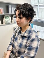 エイゾー 銀座(EIZO)&nbsp;ハンサムショートパーマ/くるくるパーマ/ショートパーマ