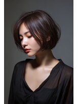ロッソ ヘアアンドスパ 谷塚店(Rosso Hair&SPA)&nbsp;前髪顔まわりカット/外ハネボブ/丸みボブ/ショートボブ