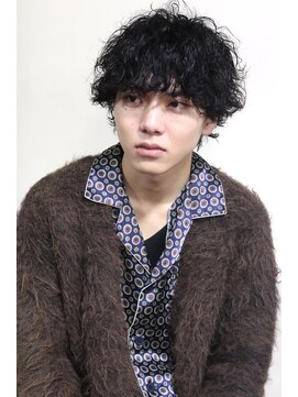 ブークル(boucle) メンズウルフシャドウパーマ/縦落ちパーマ/シースルーマッシュ