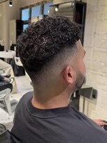 フランクスバーバーザスタンド(Frank’s barber the stand)&nbsp;MEN’S HAIR/波巻きツイストスパイラル/リバースセンターパートE