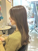 ノア(no_a)&nbsp;【四条烏丸】レイヤーボブ×ブリーチなしアッシュベージュ