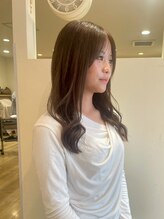 ラファンス 栗林店(LaFENCE)&nbsp;ロングレイヤー/ショコラブラウン/艶髪